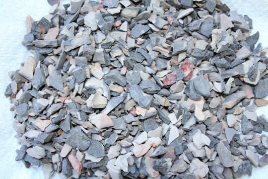 Crushed Grey roasted clay