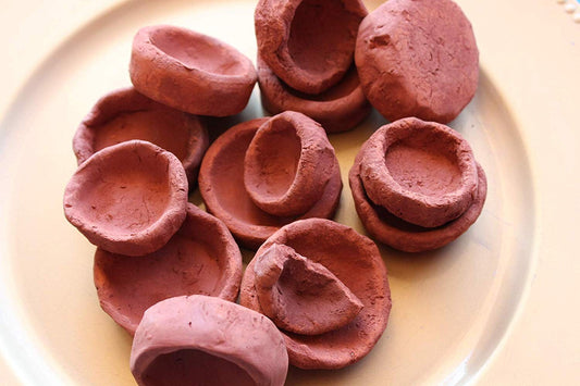 Natural Indian Mini Clay Pot - 135 gm (LAS ONE)