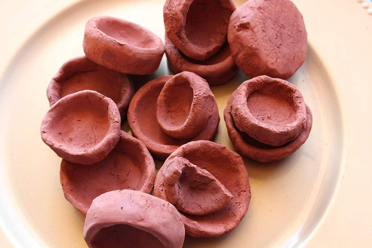 Natural Indian Mini Clay Pot - 135 gm (LAS ONE)