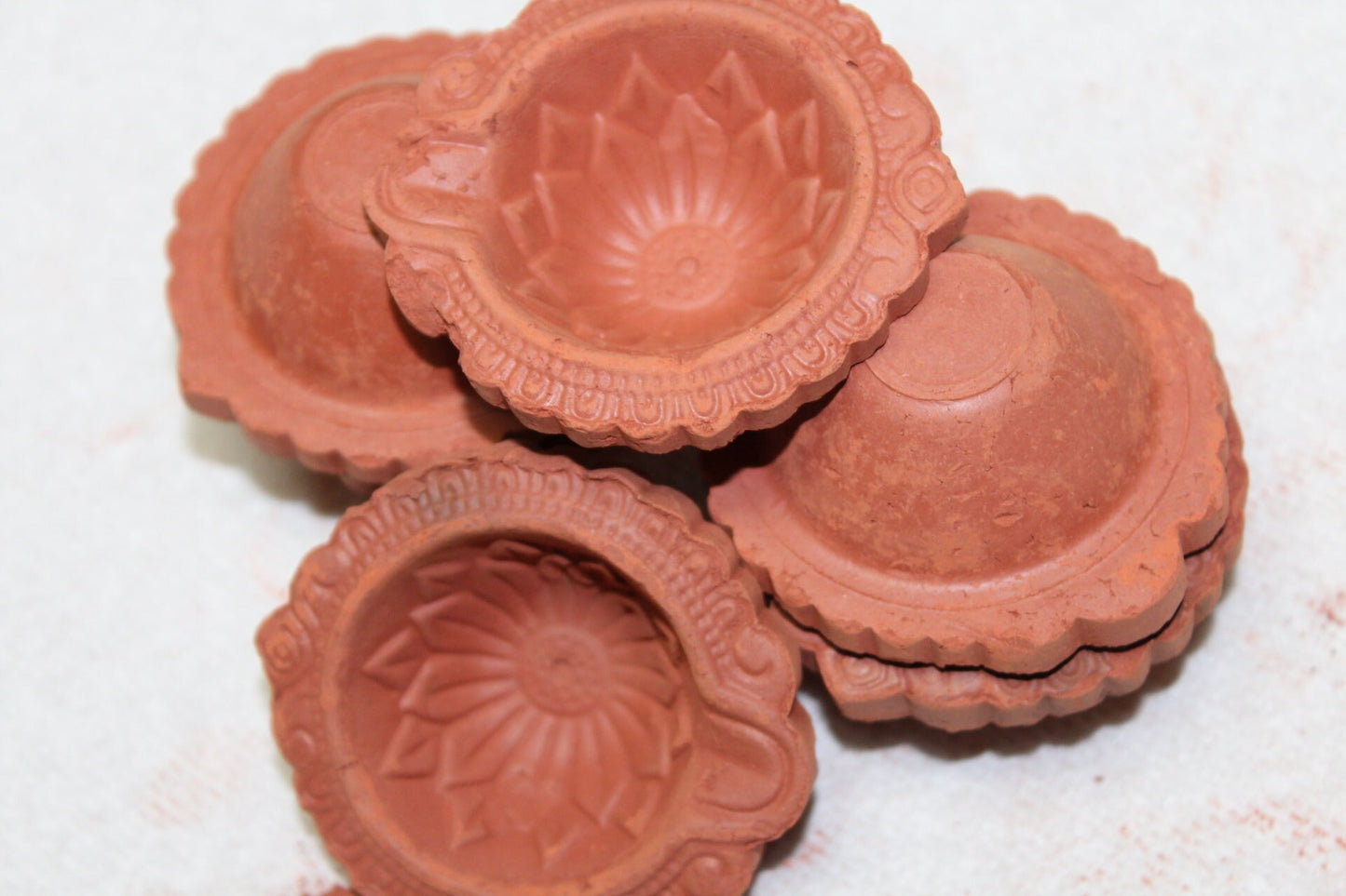 Indian Clay Diyas  - 200 gm