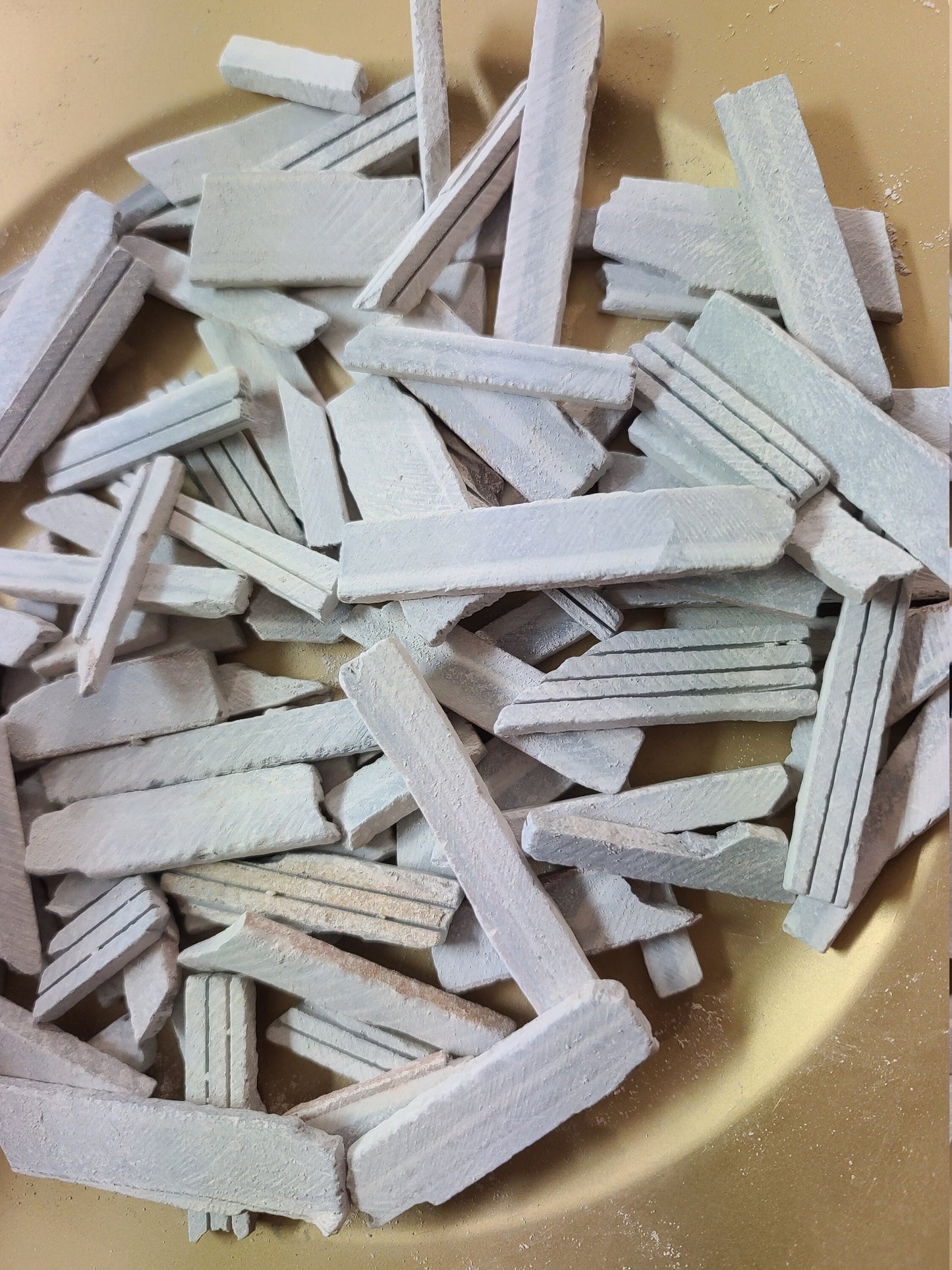 Broken BLACK Slate Bars(Very limited quantity available)  - 450 gm