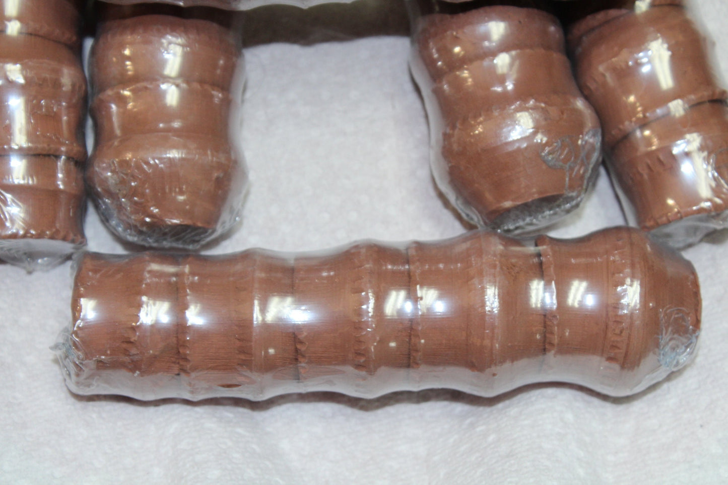 Tiny Indian Brown Clay Pots (5 Pieces) - New Item