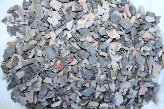Crushed Grey roasted clay